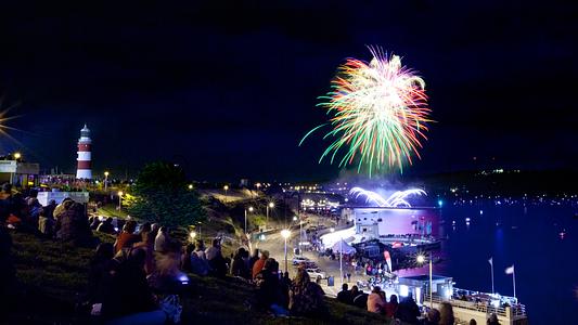 Fireworks on Plymouth Hoe