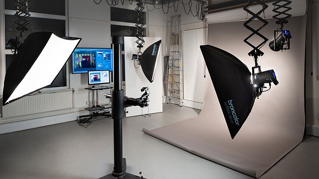 Photography Studio on third floor in Scott building