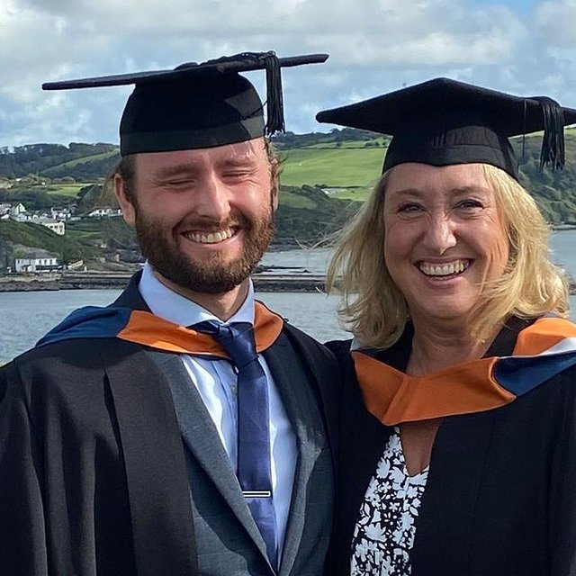 Andrea and Zac Trewhela graduation 