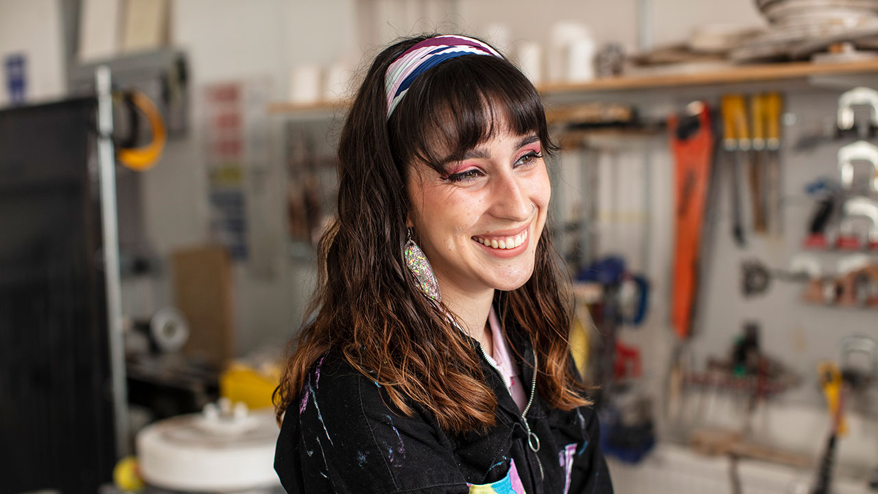 After you apply. Unibuddy. Girl smiling. 