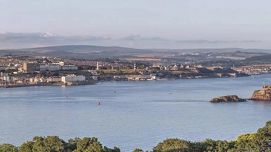 Plymouth Sound (with views of Mount Edgcumbe, Drake's Island, the city centre and Dartmoor)