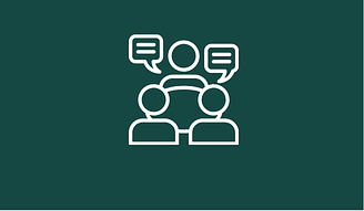 group of people talking